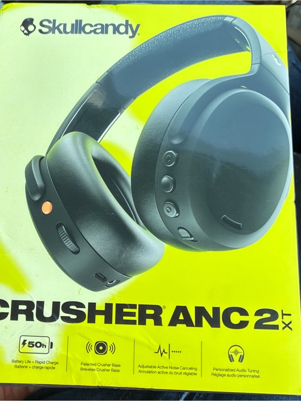 Skullcandy Crusher ANC2 XT Headphones - Black